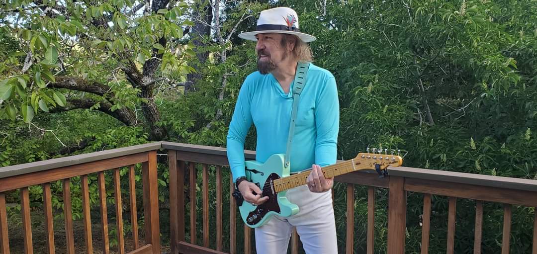 Michael Vincent playing guitar