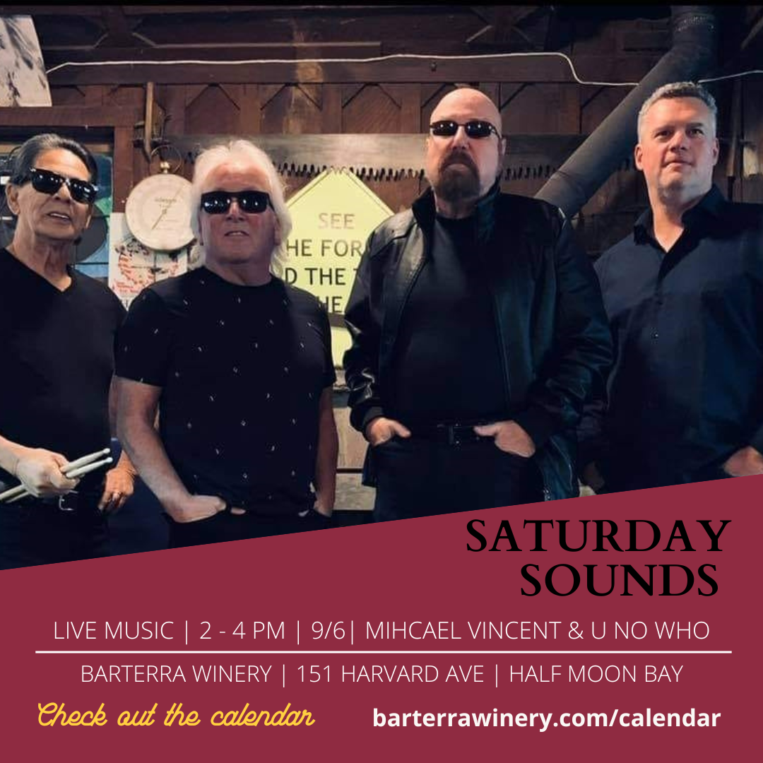 Michael Vincent & U No Who pictured with their planned show at Barterra Winerry on Saturday September 6 at 2 pm to 4 pm