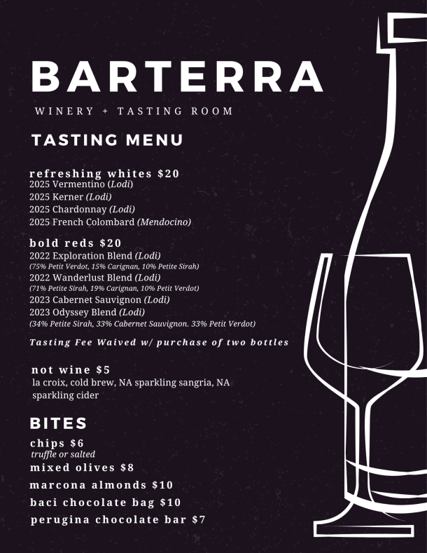 Tasting Menu March 2026
