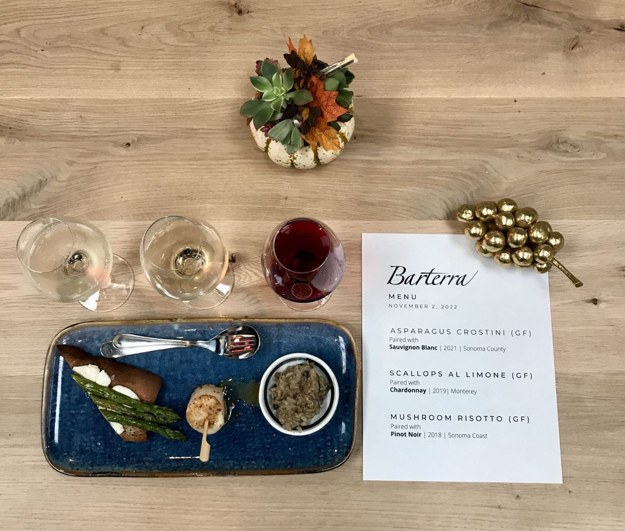 Wine & Food Pairing Example